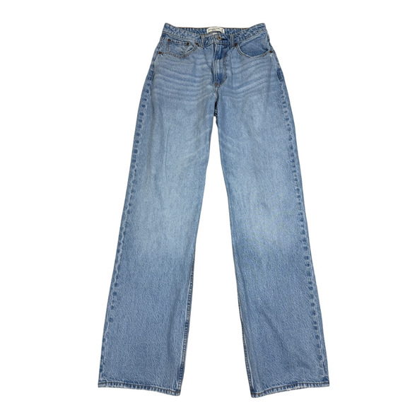 Abercrombie & Fitch Womens Size 28/6 XL The Loose High Rise Curve Love Jeans - Picture 1 of 9